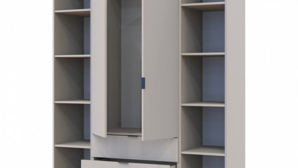 Шафа Дорос Гелар кашемір з 2 Етажерками 2-х дверна 153,9 см 3