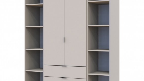 Шафа Дорос Гелар кашемір з 2 Етажерками 2-х дверна 153,9 см 6