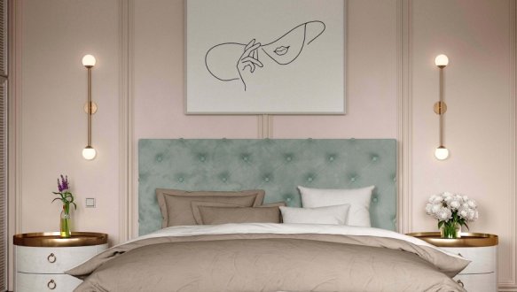 Ліжко м'яке двоспальне Віоріна Деко Велюр з підйомним механізмом та нішею для білизни 3