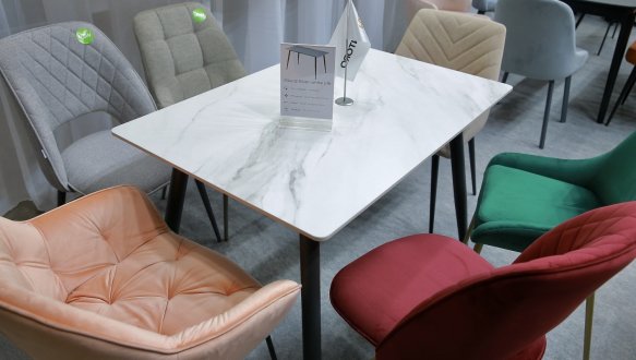 Стіл Rikard 120 Snow Stone Glossy 16