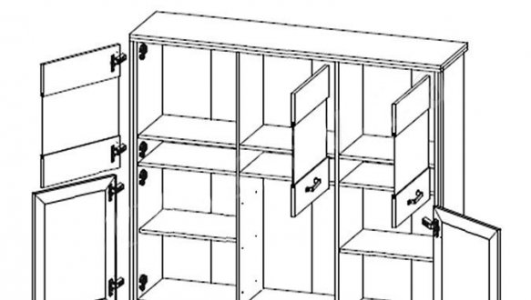 Буфет BAR 2D3W3S Верне 0