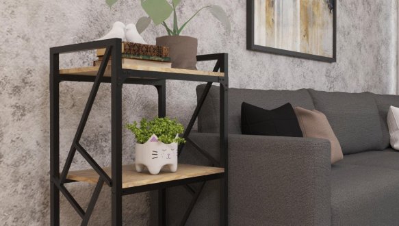 Стеллаж 3 полки Ромбо 