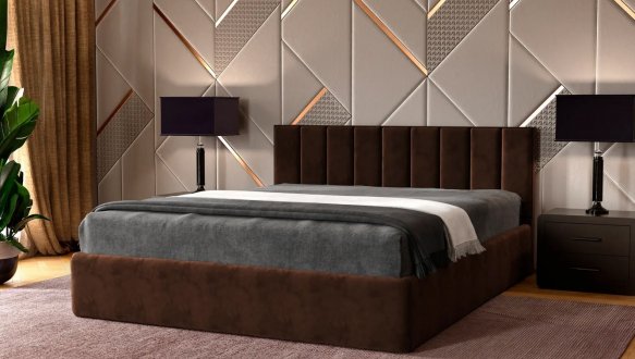 Кровать мягкая двуспальная Arbordrev Рафаель 0