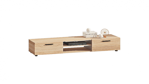 Тумба ТВ 2Д.1755 Еко Білий Глянець