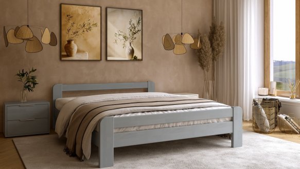 Ліжко дерев'яне DrevKO Лайт Емаль 0