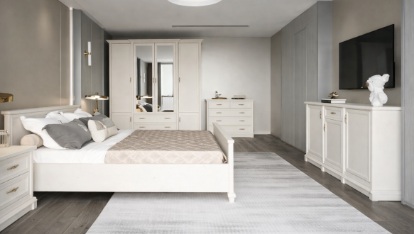 Модульная спальня Соната Нью/Sonata New Кашемир Гербор