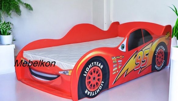 Ліжко-машина Блискавка Маквін 0