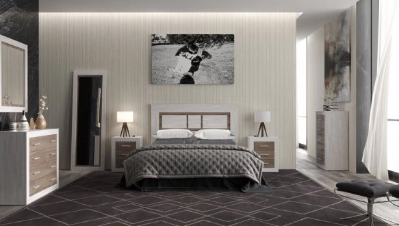 Спальня Sara/Сара Гербор №1 з шафою 4Д та тумбами