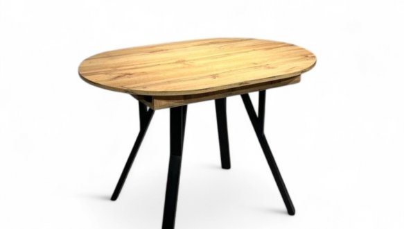 Стіл овальний розкладний Elips Slide / Еліпс слайд MebliRoMax 130 ЛДСП 18 мм 11