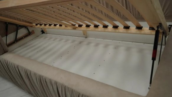 Мягкая детская кровать UMa Барни с подьемным механизмом и бортиком 7