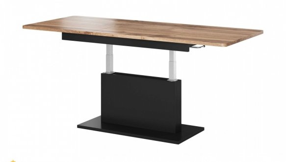 Стіл журнальний Busetti дуб вотан/чорний 0