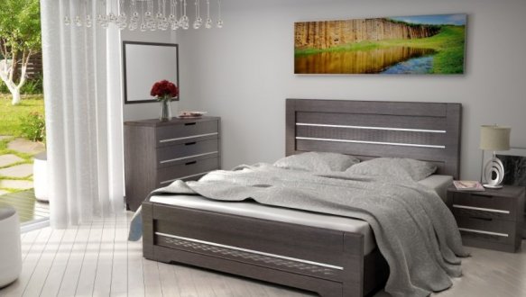 Ліжко Соломія з газліфтом та металевим каркасом