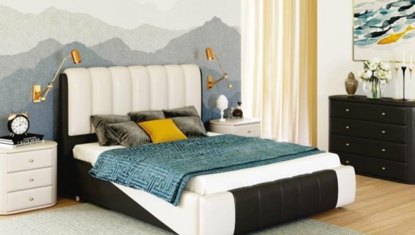 Ліжко Амбер з підйомним механізмом 2