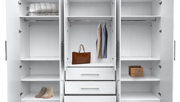 Шкаф 6дв 3шх Миромарк Магнум 6 дверный белый 294 см 2