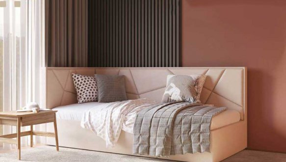 Ліжко м'яке Городок Венді без підйомного механізму