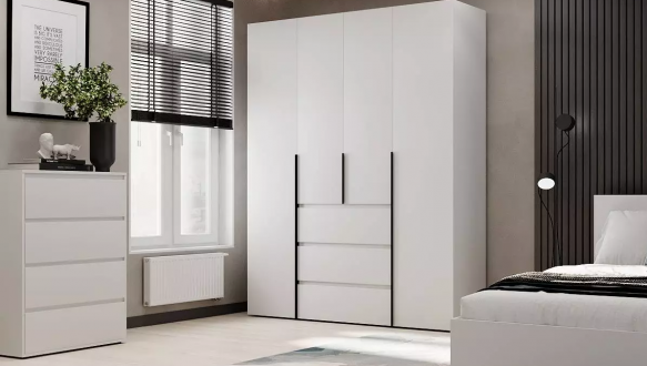 Шкаф распашной комбинированный 4-дверный Art In Head №1 Light 160