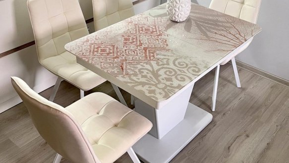 Стіл кухонний розкладний Джем Slide / Слайд 120-160 см 2