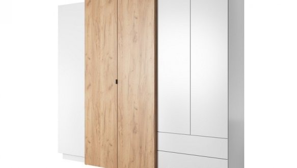 Модульная спальня 3D Perfect Home Белый/Дуб крафт золотой 3