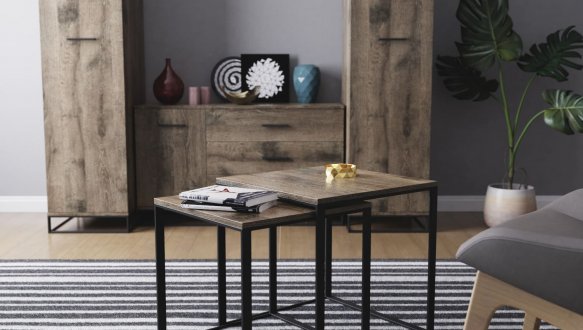 Стол журнальный 2 в 1 Ascet Дуб фрегат