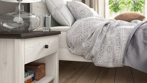 Модульная спальня Antwerpen/Антверпен BRW Poland Светлая модрина / Сосна Larico 5