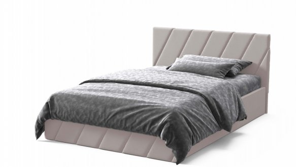 Кровать мягкая двуспальная Виорина Деко Палермо с подъемным механизмом и нишей для белья 24