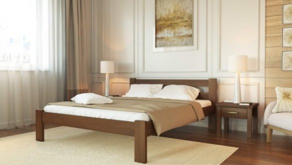 Ліжко дерев'яне Лев Соня масив Бук 0