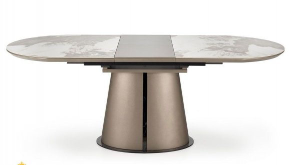 Стол Robinson мрамор/капучино 4