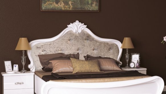 Тумба прикроватная Миромарк Provance/Прованс Белый глянец 2