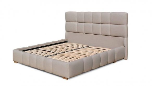 Ліжко м'яке двоспальне Городок меблі Престиж без підйомного механізму 2
