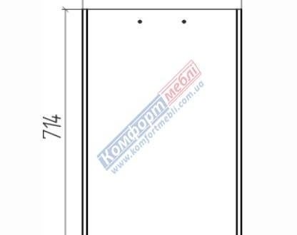 Фасад Н45.82 под посудомойку Хай-Тек глянец перламутр 0