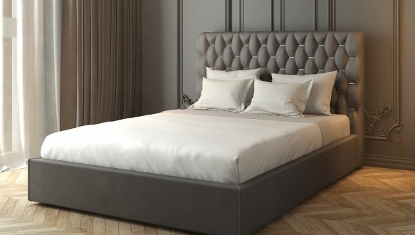 Кровать мягкая двуспальная Лев Анталия 3