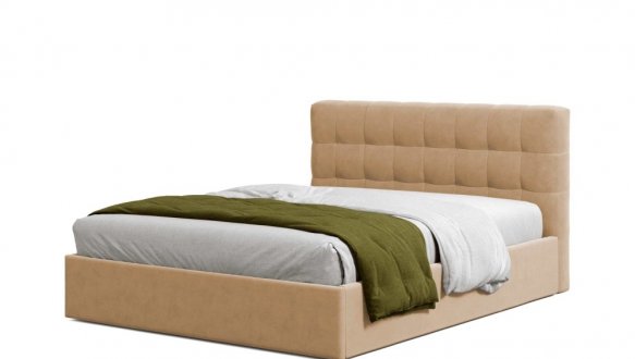 Кровать мягкая Виорина деко Tiramisu / Тирамису с подъемным механизмом и нишей для белья 16