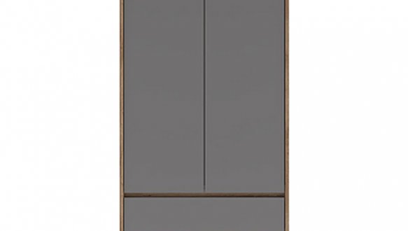 Шафа 2Д2Ш Сокме Бум 2 дверний сірий шифер
