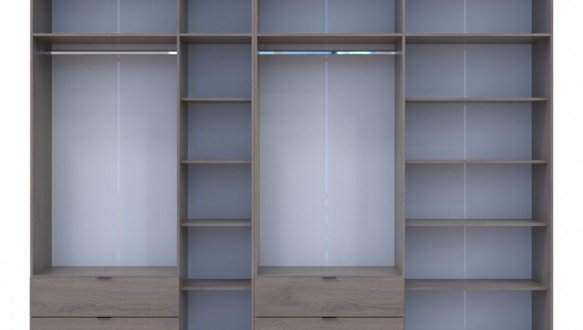 Шафа для одягу Дорос Лукас канноло 7 дверна 315 см 2