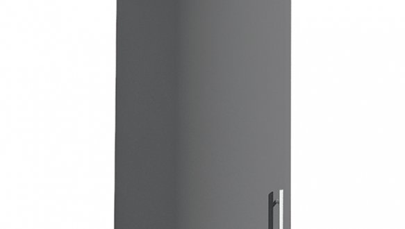 Шкаф верхний В30.72/В30.92 кут. открытый Хай-Тек глянец перламутр