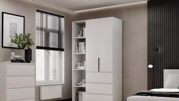 Шафа розпашна комбінована 2 дверна Art In Head №7 Light 120 см 0