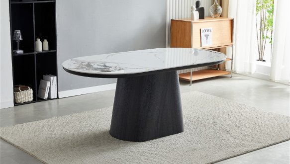 Стол Clement PP White Glossy