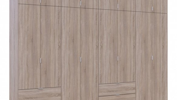 Шкаф для одежды Дорос Лукас дуб сонома 8 дверный 340 см 5