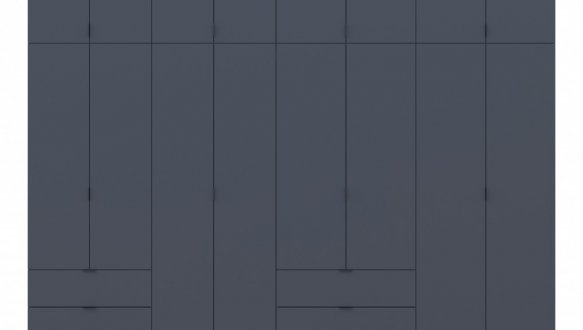 Шкаф для одежды Дорос Лукас графит 8 дверный 340 см 4