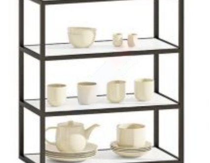 Тумба верхняя В80.92 металл.открытая Престиж