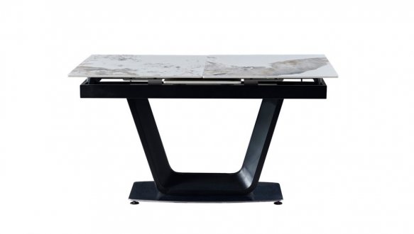 Стол Ludwig (140-180 см) White (+brown) Glossy 2