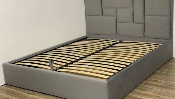 Кровать мягкая двуспальная Городок меблі Твист без подьемного механизма 4