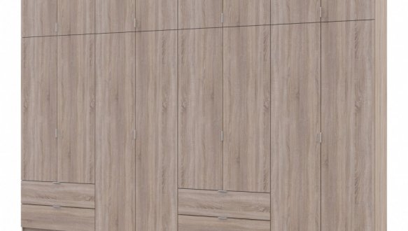 Шкаф для одежды Дорос Лукас дуб сонома 8 дверный 360 см 5