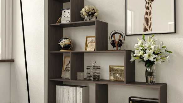 Стеллаж венге на 6 ячеек GT57