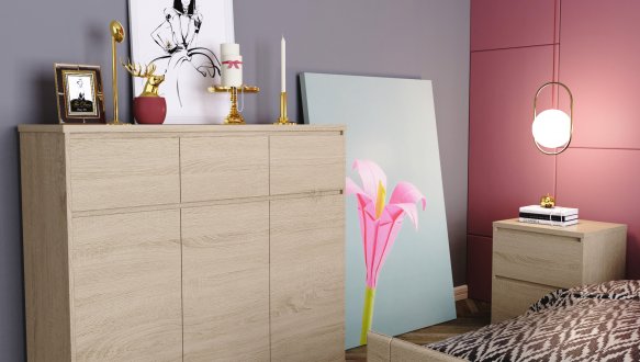 Комод на 6 шухляд у спальню Art in Head Light / Лайт