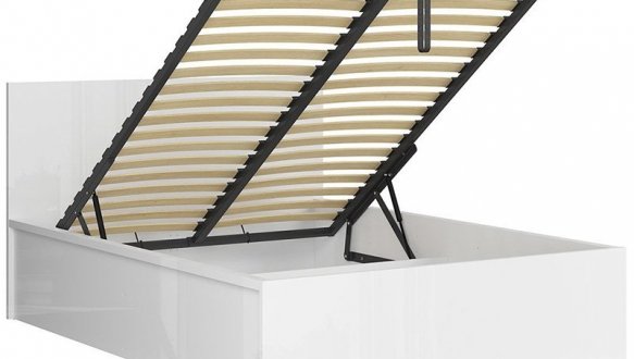 Кровать двуспальная BRW Poland LOZ/140/B Tetrix / Тетрикс с подьемним механизмом и нишей для белья ДСП 3