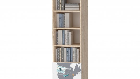 Пенал з відкритими поличками 