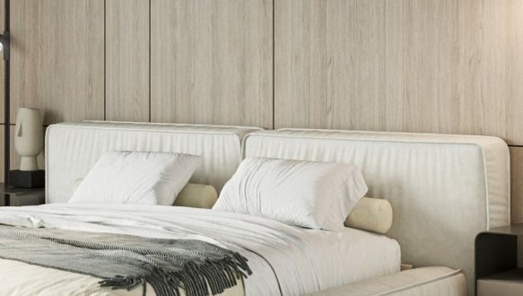 Ліжко м'яке двоспальне Шик Галичина Ресофт 2