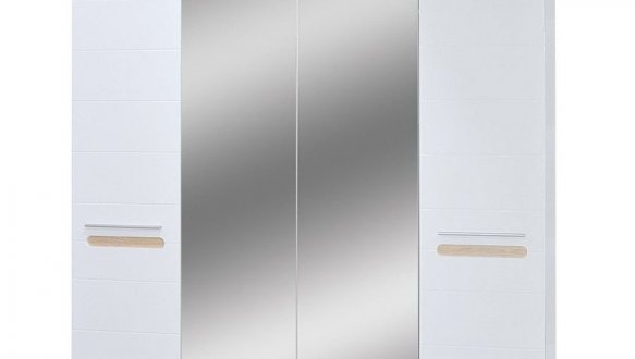 Спальня Bianko/Б'янко Світ меблів №1 с тумбами и шкафом 4D 2