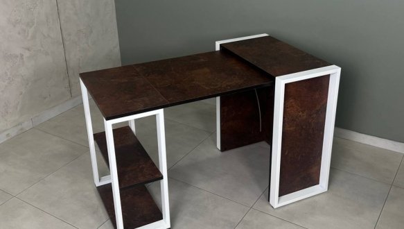 Стіл трансформер LOFT Дуб Сонома / Чорний мат MebliRoMax 13